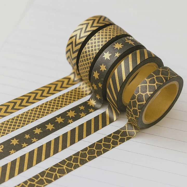 Custom Gold Foil Washi Tape