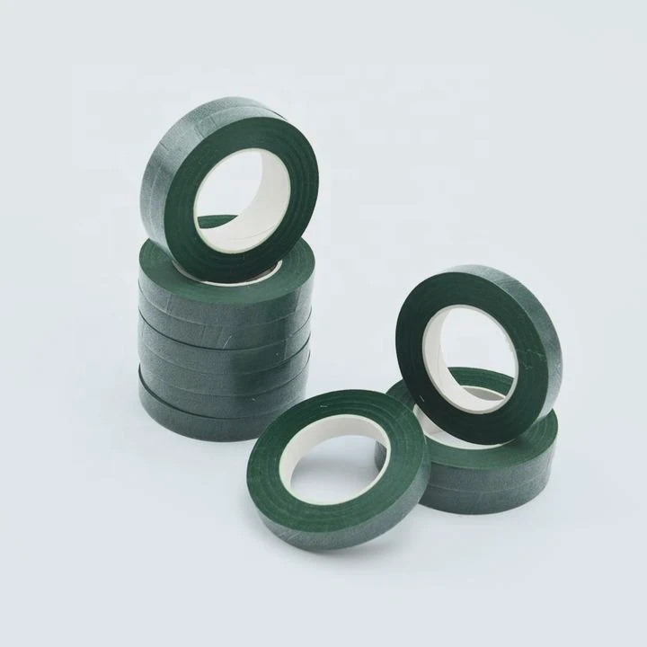 Green Floral Craft Tape