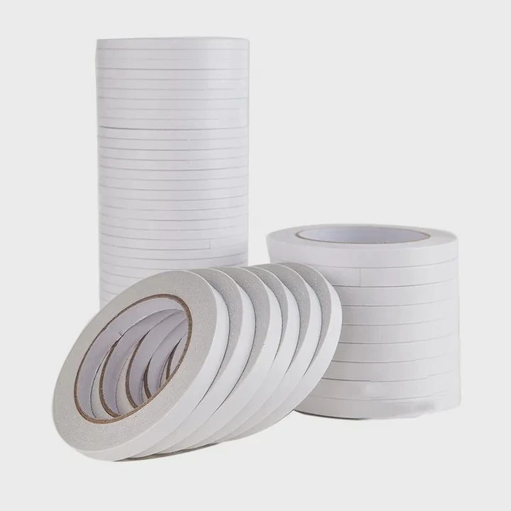 White Adhesive Transfer Tape Rolls