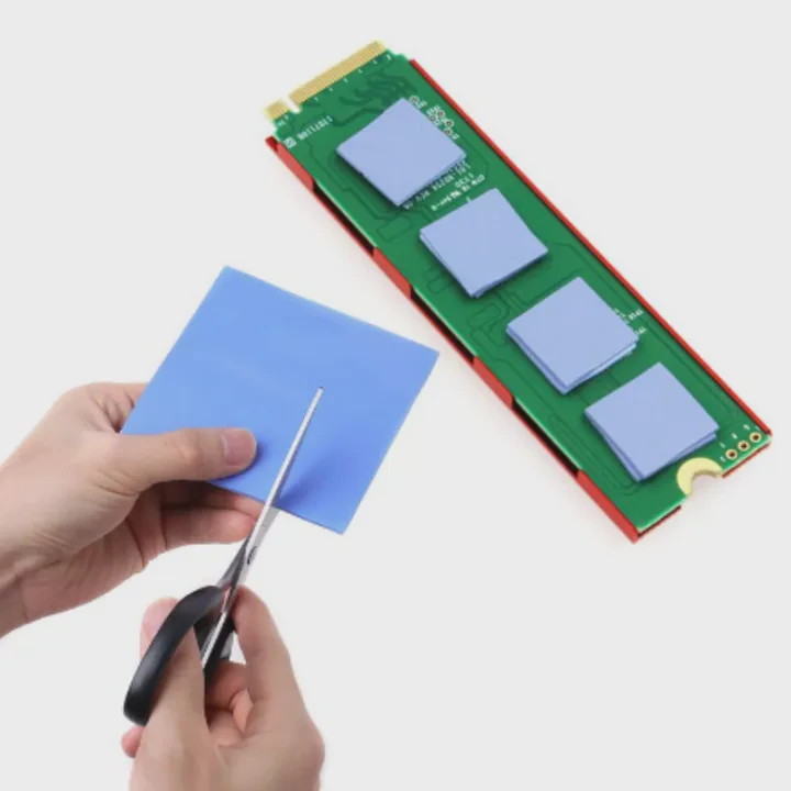 0.3-6W Silicone Thermal Pads for PCB Components