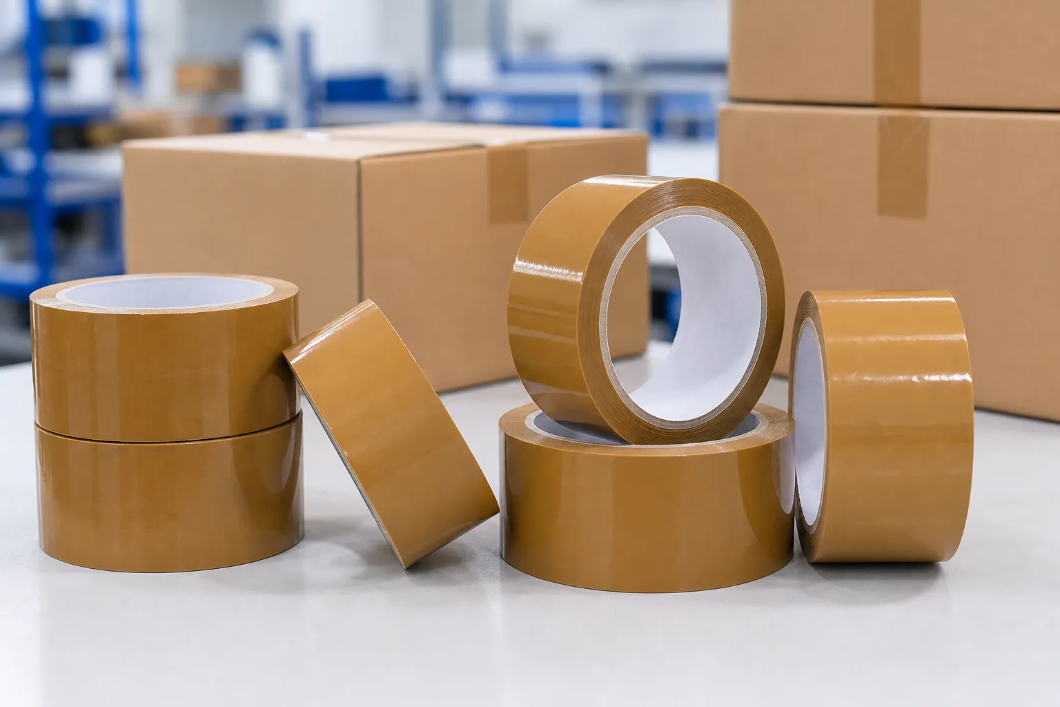 Brown BOPP tape
