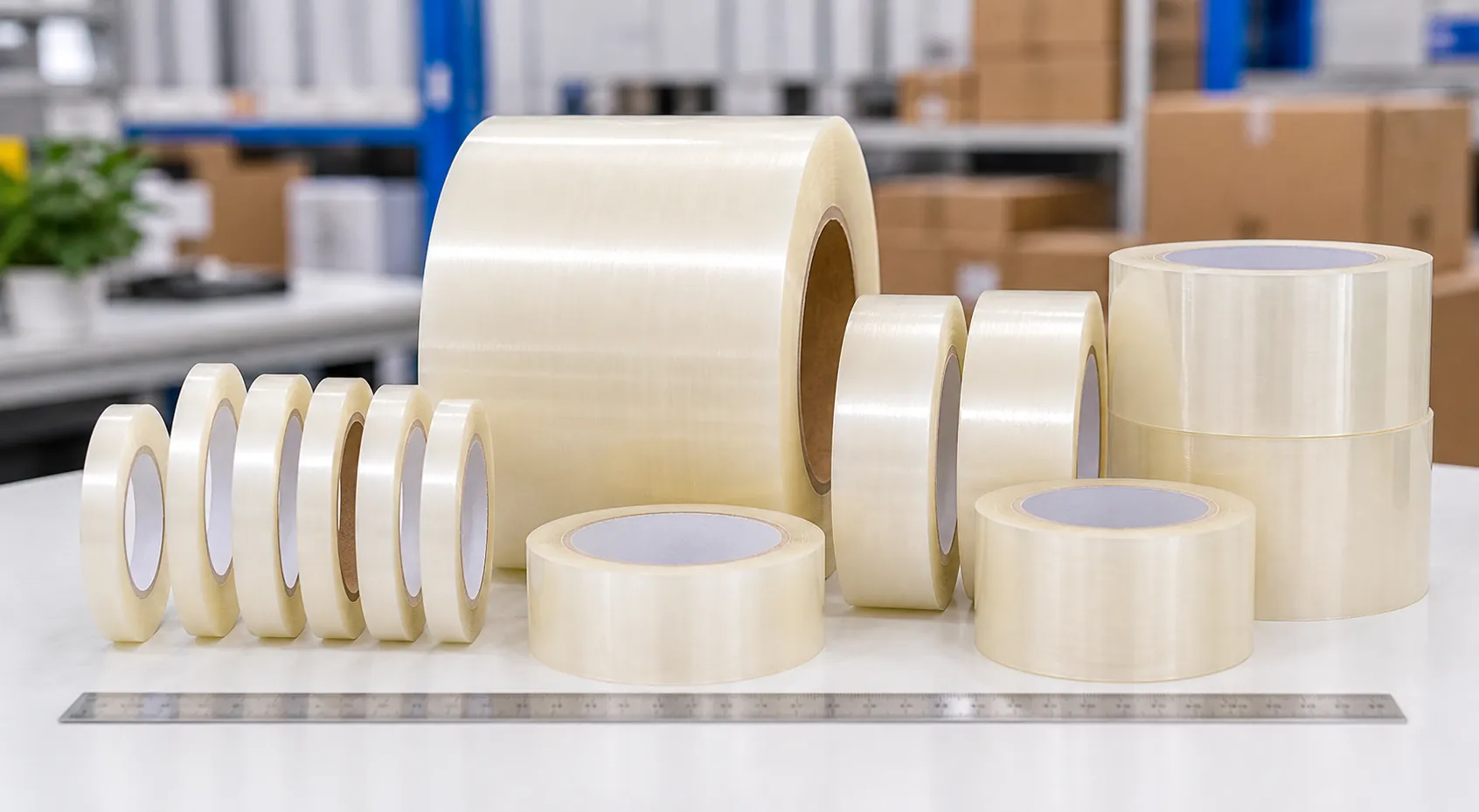 Custom size BOPP tape