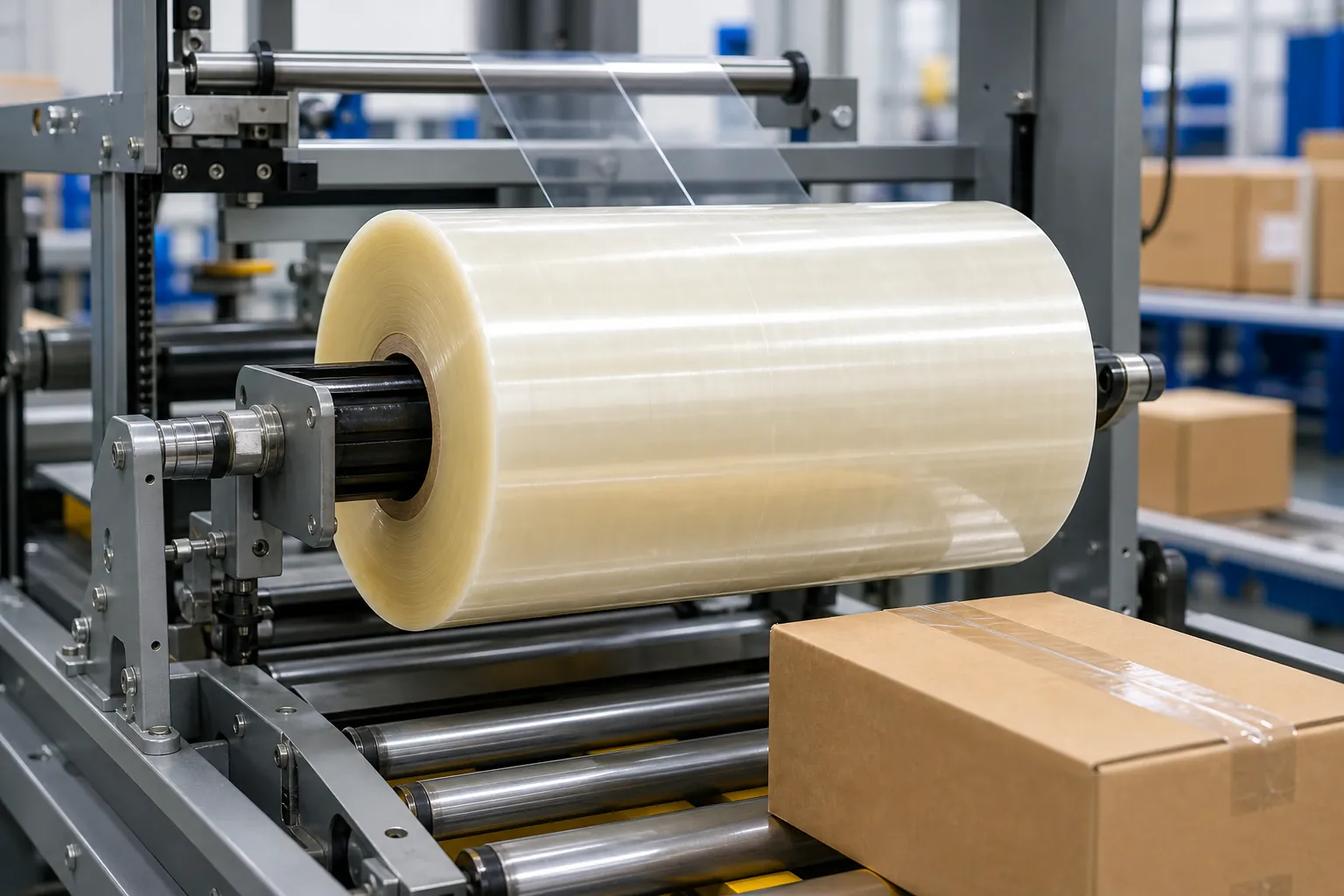 Machine roll BOPP tape
